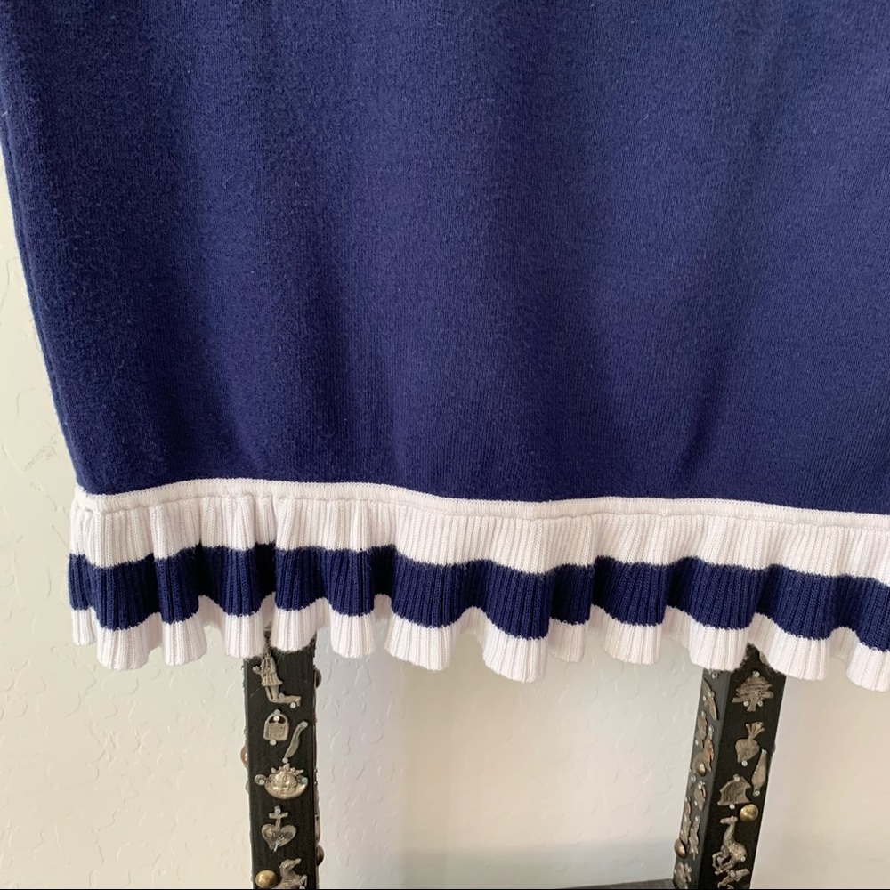 Spiegel Ladies Knit Pencil Ruffle Hem Skirt L - Picture 2 of 3